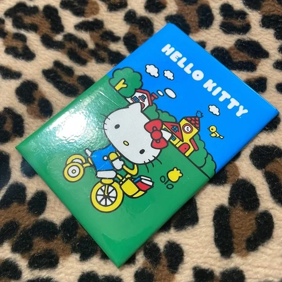 2020 HELLO KITTY Fridge Magnet 💙 Riding Bicycle Cute Cartoon Kawaii Sky Cloud - Picture 10 of 11